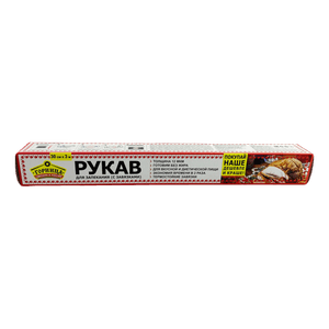 Рукав для запекания 30см*3м/12мкм с клипсами Горница