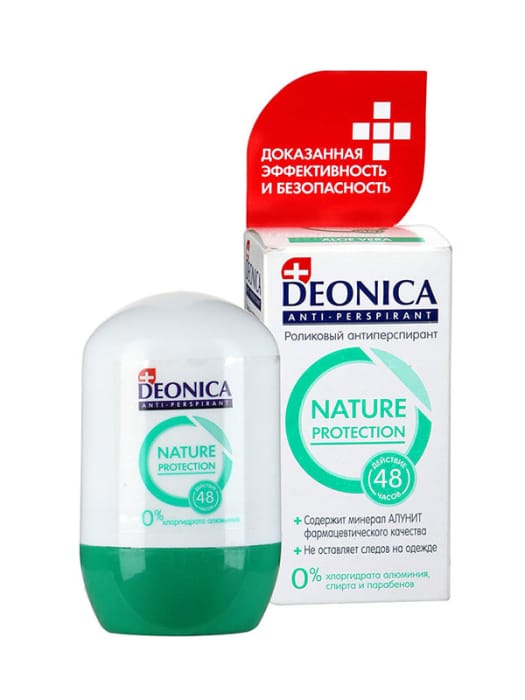 Антиперспирант шариковый 45 мл Deonica Nature Protection